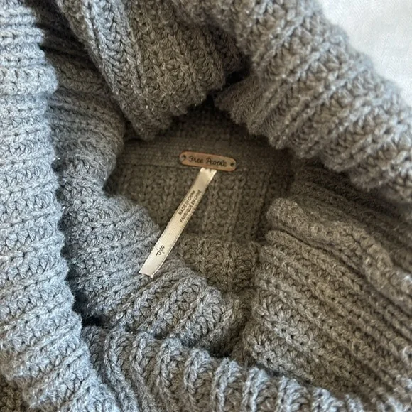 Free People Sweater Turtleneck Dress S - Picture 4 of 12